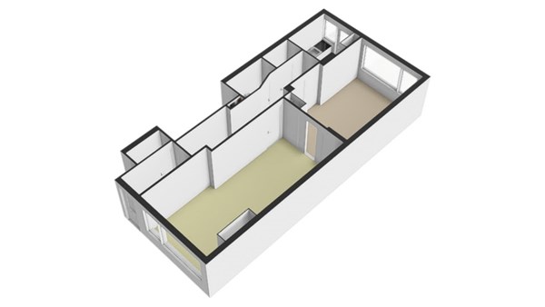 Floorplan - Dordtselaan 52C, 3073 GD Rotterdam